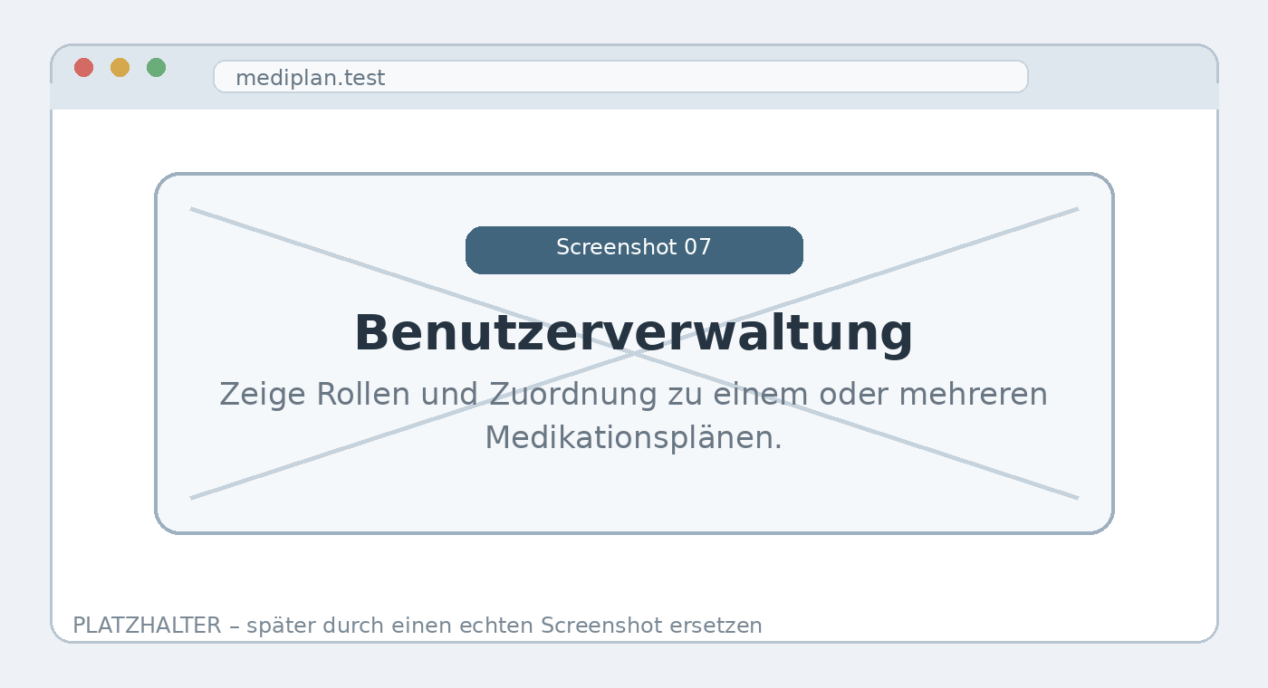 Platzhalter für einen Screenshot der Benutzerverwaltung