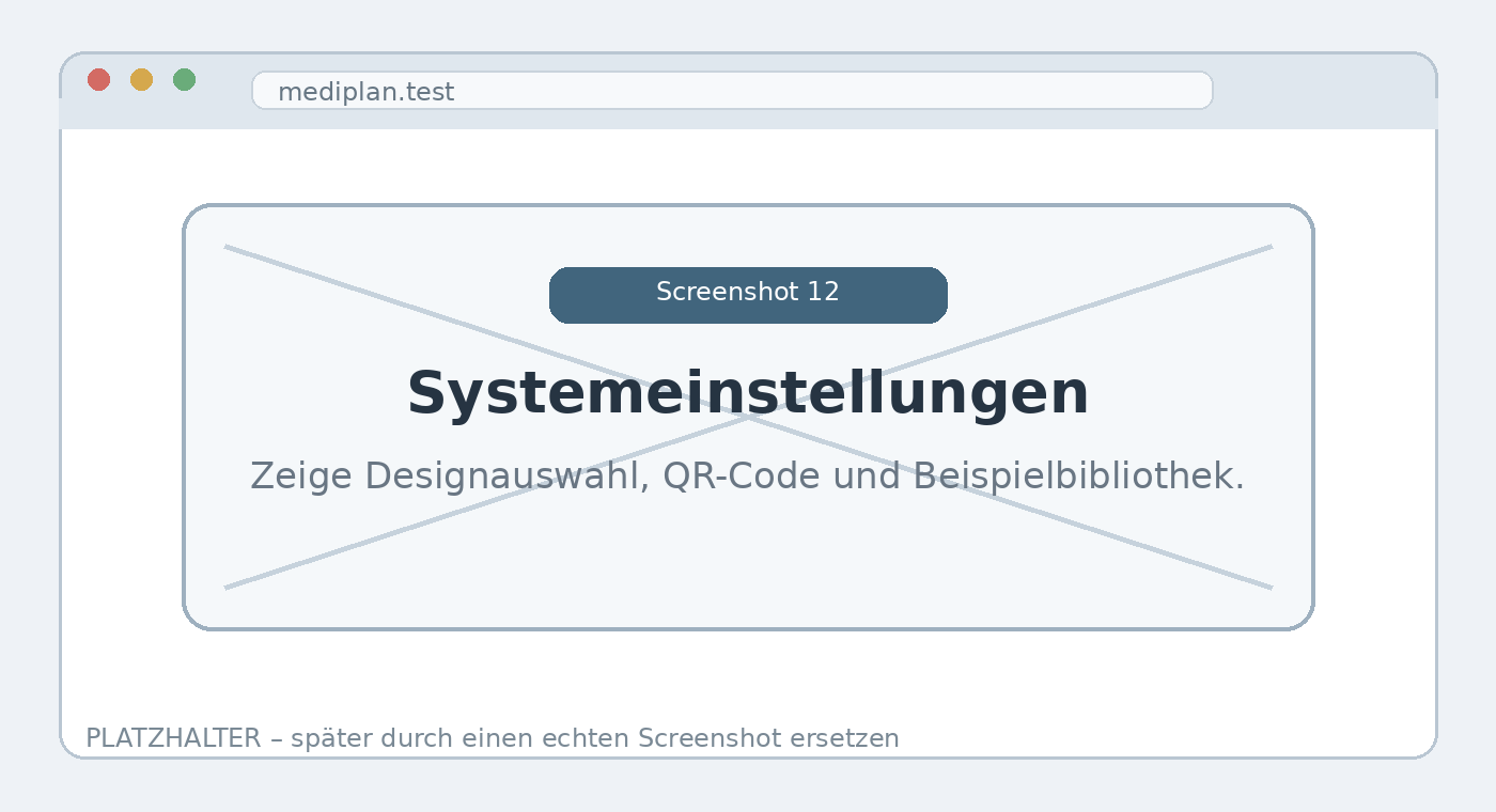 Platzhalter für einen Screenshot der Systemeinstellungen